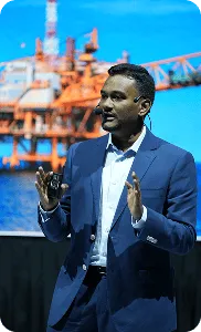 Enygma team member focused on problem-solving